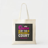 Leuke gepersonaliseerde Koningin van het Picklebal Tote Bag (Voorkant)