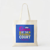 Leuke gepersonaliseerde koningin van het Picklebal Tote Bag (Voorkant)