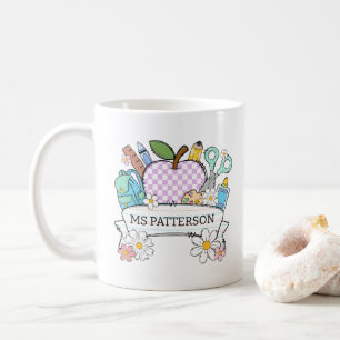 Leuke gepersonaliseerde leraar koffiemok