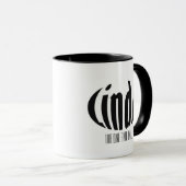 Leuke gepersonaliseerde "Linda" naam, eenvoudige z Mok (Voorkant rechts)