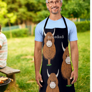 Leuke gepersonaliseerde Schotse Hooglanders Schort