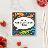 Leuke Gepersonaliseerde Stripboek Spraakballon Kle Servet (Insitu)