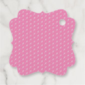 Leuke gepersonaliseerde verjaardag Elegante vliegt Bedankjes Labels (Achterkant)