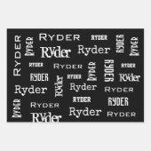 Leuke gepersonaliseerde vervoerswijzen inpakpapier vel (Voorkant 3)