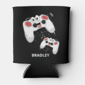 Leuke gepersonaliseerde videogamer voor kinderen blikjeskoeler (Voorkant)
