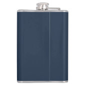 Leuke Gepersonaliseerde Zeiler Definitie Navy Blau Heupfles (Achterkant)