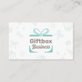 Leuke geschenkdoos Cadeau Visitekaartje (Achterkant)