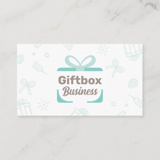 Leuke geschenkdoos Cadeau Visitekaartje (Achterkant)