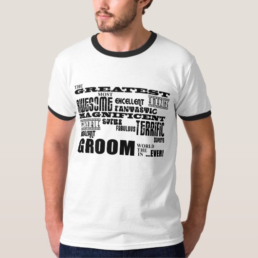 Leuke geschenken voor bruidegoms: Grootste bruideg T-shirt (Voorkant)