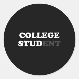 Leuke geschenken voor mannelijke studenten Univers Ronde Sticker