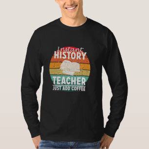 Leuke geschiedenis Leraar Koffie Gift Grappige Soc T-shirt