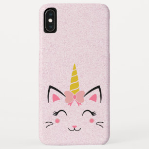 Leuke gestileerde kat eenhoorn Case-Mate iPhone case