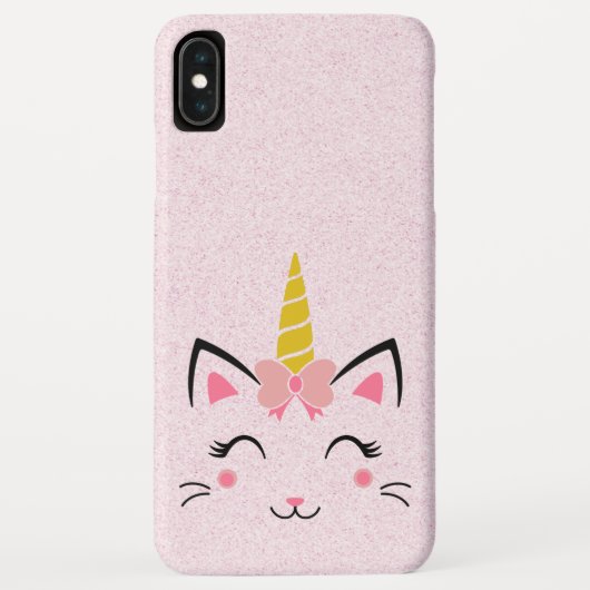 Leuke gestileerde kat eenhoorn Case-Mate iPhone case (Achterkant)