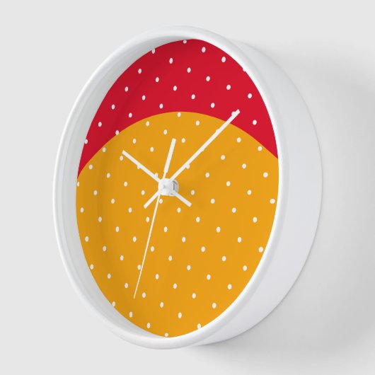 Leuke gestippelde gele kromme heldere sportieve ro (Hoek)