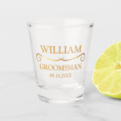 Leuke getuige shot glas (Voorkant)