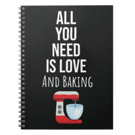 Leuke geweldige cadeaus voor bakkers Bakliefhebber Notitieboek