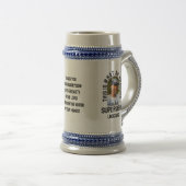 Leuke GEWELDIGE SUPERVISOR ZIET ERUIT ALS Fotomede Bierpul (Voorkant rechts)