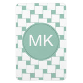 Leuke geweven pleinen Mint Groen Magneet (Verticaal)