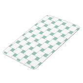 Leuke geweven pleinen Mint Groen Magneet (Linkerzijde)