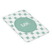 Leuke geweven pleinen Mint Groen Magneet (Rechterzijde)