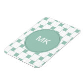 Leuke geweven pleinen Mint Groen Magneet (Linkerzijde)