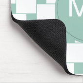 Leuke geweven pleinen Mint Groen Muismat (Hoek)