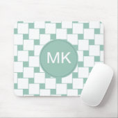 Leuke geweven pleinen Mint Groen Muismat (Met muis)