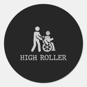 Leuke gezegden voor rolstoelgebruikers2 Disabiliti Ronde Sticker