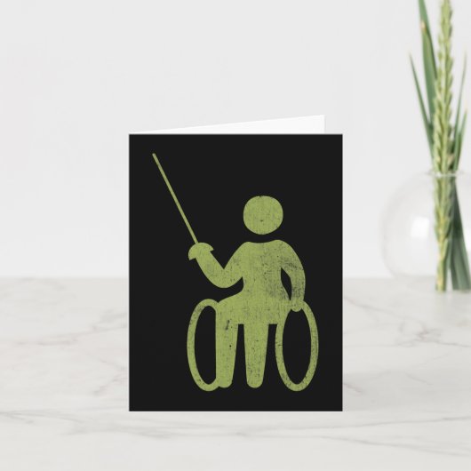 Leuke gezegden voor rolstoelgebruikers Disabilitie Kaart (Voorkant)