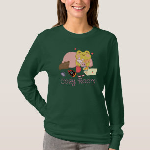 Leuke gezellige introvert cottagecore kikker t-shirt