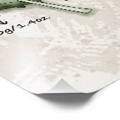 Leuke Gezonde Ontbijt Pasta Recept Illustratie Foto Afdruk (Hoek)