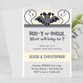 Leuke Ghost Bat Halloween Geslacht onthullen Kaart