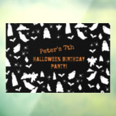 Leuke Ghost, Bats & Spiders Halloween Verjaardag Raamsticker (Vel 3)