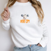 Leuke Ghost Deadlift Gym Halloween Fitness Coach Trui