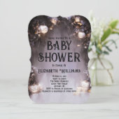 Leuke Ghost Halloween Baby shower Kaart (Staand voorkant)
