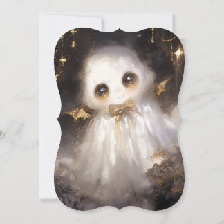 Leuke Ghost Halloween Baby shower Kaart