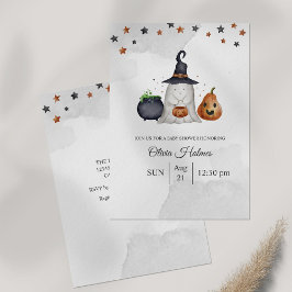 Leuke Ghost Halloween Baby shower Kaart