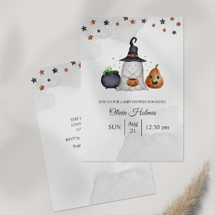 Leuke Ghost Halloween Baby shower Kaart