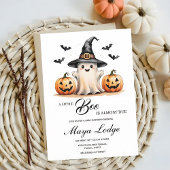 Leuke Ghost Halloween Baby shower Kaart