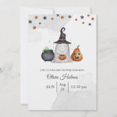 Leuke Ghost Halloween Baby shower Kaart (Voorkant)