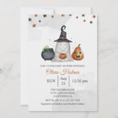 Leuke Ghost Halloween Baby shower Kaart (Voorkant)
