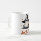 Leuke Ghost Halloween Gift Spooky Seizoen Koffiemok (Voorkant links)