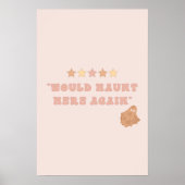 Leuke Ghost Halloween Wall Art Poster (Voorkant)