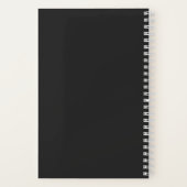 Leuke Ghost met gepersonaliseerd Afbeelding en tek Notitieboek (Achterkant)