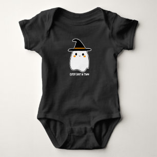 Leuke Ghost met gepersonaliseerde tekst Romper