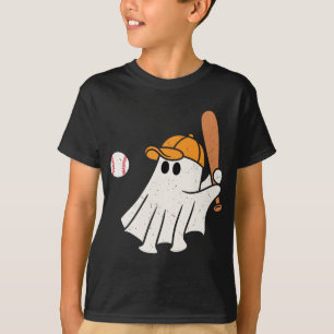 Leuke Ghost Spelen Basetball-Grappige Halloween T-shirt