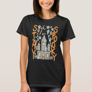 Leuke Ghost Stay Spooky Spooky Meme Halloween Esse T-shirt