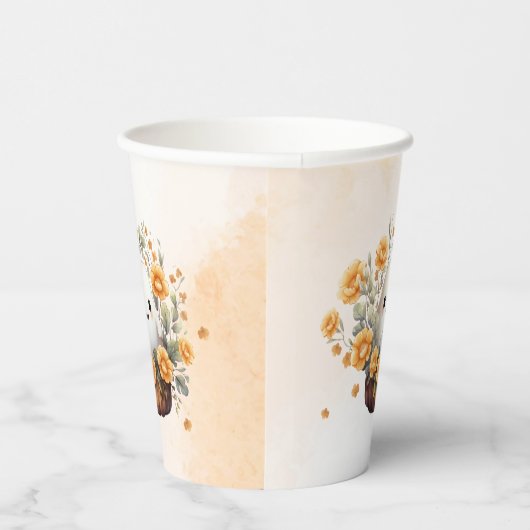 Leuke Ghost Verjaardag Papieren Bekers (Rechts)