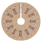 Leuke Gingerbread Boys Kerstboom Rok (Voorkant)