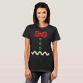 Leuke Gingerbread Man kostuum Halloween Gift T-shirt (Voorkant volledig)